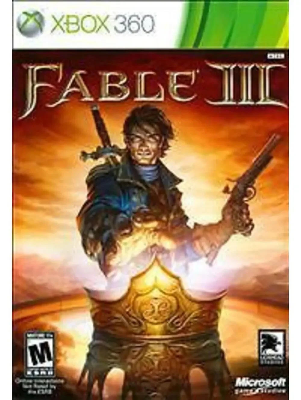 Fable III 3 (Microsoft Xbox 360, 2010) Action-Adventure Videogame New